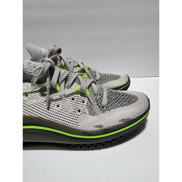 Size 11 ADIDAS 4D FUSION PRIMEKNIT H04511 GREY GREEN RUNNING SHOES SNEAKERS MENS - Picture 6 of 12